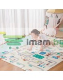 Двулицево сгъваемо термоустойчиво килимче за игра